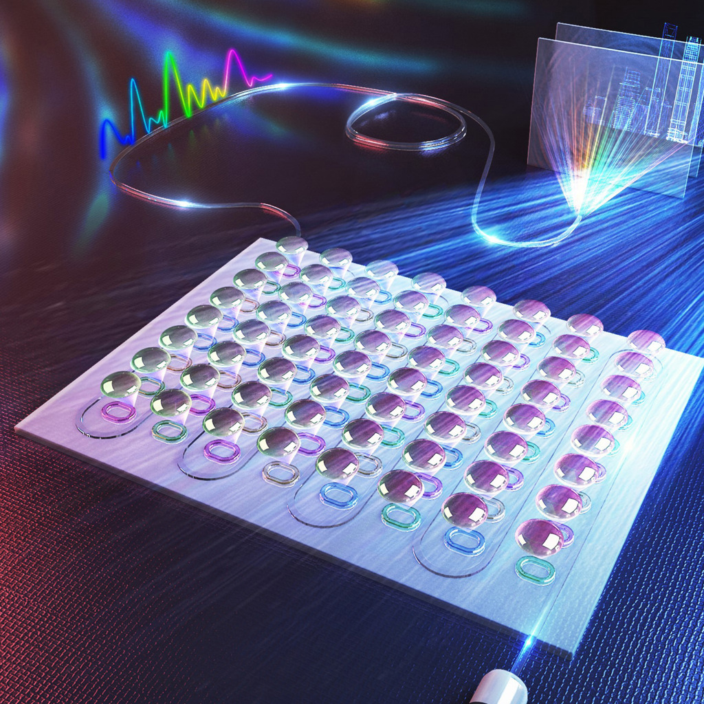 Photonic chip integrates sensing and computing for ultrafast machine vision 