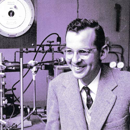 James Gordon at Columbia University's Radiation Lab in 1954